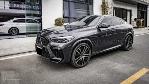 กระจังหน้าดรายคาร์บอน ทรง กระจังซี่คู่ BMW X5 G06 ก่อนไมเนอร์เชนจ์ SOOQOO