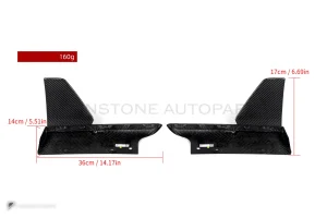 สปลิตเตอร์ดรายคาร์บอน ทรง MP BMW X5 G05 SOOQOO (T-217)
