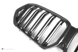 กระจังหน้าดรายคาร์บอน ทรง กระจังซี่คู่ BMW X6 G06 ไมเนอร์เชนจ์ SOOQOO