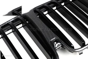กระจังหน้าดรายคาร์บอน ทรง กระจังซี่คู่ BMW X7 G07 ไมเนอร์เชนจ์ SOOQOO