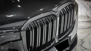 กระจังหน้าดรายคาร์บอน ทรง กระจังซี่คู่ BMW X7 G07 ก่อนไมเนอร์เชนจ์ SOOQOO