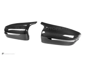 ครอบกระจกมองข้างดรายคาร์บอน ทรง F9x (พวงมาลัยซ้าย) BMW i3 G28 SOOQOO