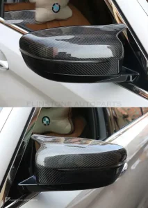 ครอบกระจกมองข้างดรายคาร์บอน ทรง F9x (พวงมาลัยซ้าย) BMW i3 G28 SOOQOO