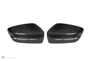 ครอบกระจกมองข้างดรายคาร์บอน ทรง OEM (พวงมาลัยซ้าย) BMW i4 SOOQOO