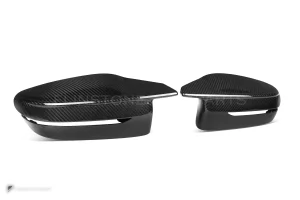 ครอบกระจกมองข้างดรายคาร์บอน ทรง OEM (พวงมาลัยขวา) BMW i4 M50 SOOQOO