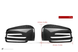 ครอบกระจกมองข้างคาร์บอนไฟเบอร์ Mercedes-Benz A-Class SOOQOO