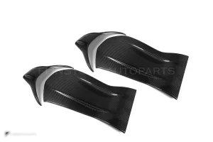 ครอบพนักเบาะดรายคาร์บอน ทรง OEM (4 ประตู) Mercedes-Benz C-Class C43 C63 SOOQOO