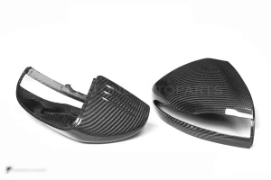 ครอบกระจกมองข้างดรายคาร์บอน ทรง OEM (พวงมาลัยซ้าย) Mercedes-Benz C-Class W205 SOOQOO