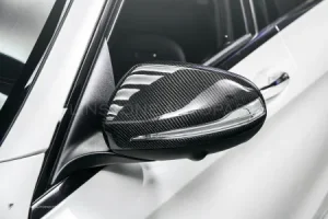 ครอบกระจกมองข้างดรายคาร์บอน ทรง OEM (พวงมาลัยขวา) Mercedes-Benz C-Class W205 SOOQOO