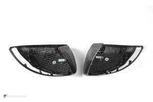 ครอบกระจกมองข้างดรายคาร์บอน ทรง OEM (พวงมาลัยขวา) Mercedes-Benz S-Class W222 SOOQOO