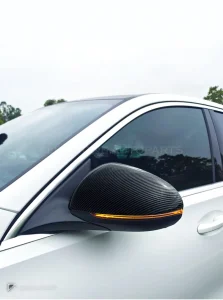 ครอบกระจกมองข้างคาร์บอนไฟเบอร์ ทรง OEM (พวงมาลัยซ้าย) Mercedes-Benz S-Class W223 SOOQOO