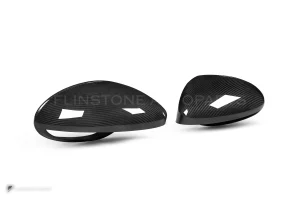 ครอบกระจกมองข้างดรายคาร์บอน ทรง OEM (พวงมาลัยซ้าย) Porsche 718 982 SOOQOO