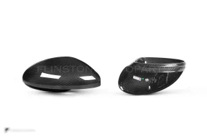 ครอบกระจกมองข้างดรายคาร์บอน ทรง OEM (พวงมาลัยซ้าย) Porsche 718 982 SOOQOO