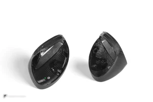 ครอบกระจกมองข้างดรายคาร์บอน ทรง OEM (พวงมาลัยซ้าย) Porsche 718 982 SOOQOO