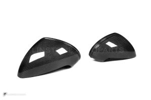 ครอบกระจกมองข้างดรายคาร์บอน ทรง OEM (พวงมาลัยซ้าย) Porsche 911 991 SOOQOO