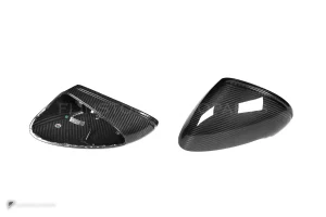 ครอบกระจกมองข้างดรายคาร์บอน ทรง OEM (พวงมาลัยซ้าย) Porsche 911 991 SOOQOO