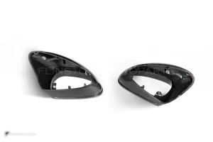 ครอบกระจกมองข้างดรายคาร์บอน ทรง OEM (พวงมาลัยซ้าย) Porsche 911 991 SOOQOO