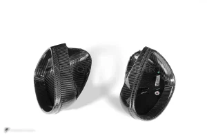 ครอบกระจกมองข้างดรายคาร์บอน ทรง OEM (พวงมาลัยซ้าย) Porsche 911 991 SOOQOO
