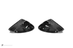 ครอบกระจกมองข้างดรายคาร์บอน ทรง OEM (พวงมาลัยซ้าย) Porsche 911 991 SOOQOO