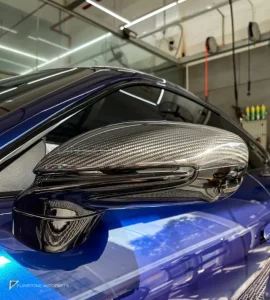 ครอบกระจกมองข้างดรายคาร์บอน ทรง OEM (พวงมาลัยซ้าย) Porsche 911 992 SOOQOO