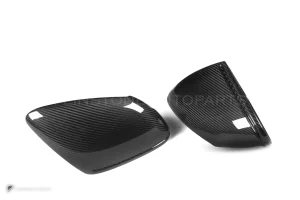 ครอบกระจกมองข้างดรายคาร์บอน ทรง OEM (พวงมาลัยซ้าย) Porsche 911 992 SOOQOO