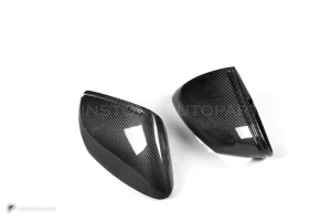ครอบกระจกมองข้างดรายคาร์บอน ทรง OEM (พวงมาลัยซ้าย) Porsche 911 992 SOOQOO