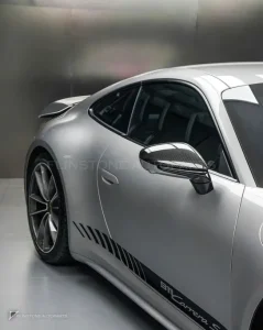 ครอบกระจกมองข้างดรายคาร์บอน ทรง OEM (พวงมาลัยซ้าย) Porsche 911 992 SOOQOO