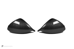 ครอบกระจกมองข้างดรายคาร์บอน ทรง OEM (พวงมาลัยซ้าย) Porsche 991RS 911RTS SOOQOO
