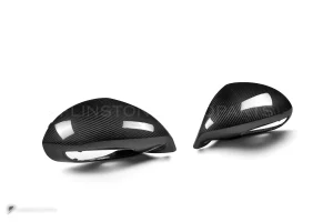 ครอบกระจกมองข้างดรายคาร์บอน ทรง OEM (พวงมาลัยซ้าย) Porsche 991RS 911RTS SOOQOO