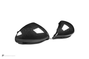 ครอบกระจกมองข้างดรายคาร์บอน ทรง OEM (พวงมาลัยซ้าย) Porsche 991RS 911RTS SOOQOO