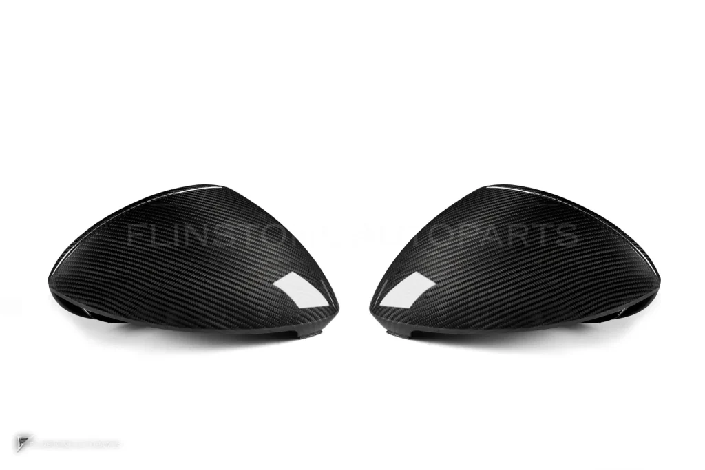 ครอบกระจกมองข้างดรายคาร์บอน ทรง OEM (พวงมาลัยซ้าย) Porsche Cayenne 9ya SOOQOO