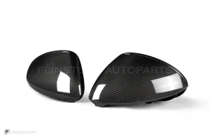 ครอบกระจกมองข้างดรายคาร์บอน ทรง OEM (พวงมาลัยซ้าย) Porsche Cayenne 9ya SOOQOO
