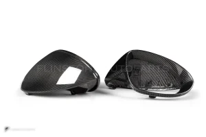 ครอบกระจกมองข้างดรายคาร์บอน ทรง OEM (พวงมาลัยซ้าย) Porsche Cayenne 9ya SOOQOO