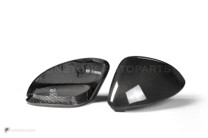 ครอบกระจกมองข้างดรายคาร์บอน ทรง OEM (พวงมาลัยซ้าย) Porsche Cayenne 9ya SOOQOO