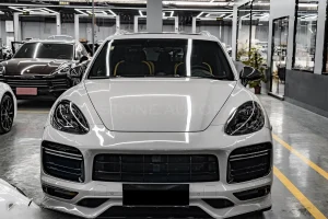 ครอบกระจกมองข้างดรายคาร์บอน ทรง OEM (พวงมาลัยซ้าย) Porsche Cayenne Caynne 958.1 SOOQOO