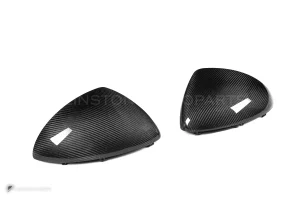 ครอบกระจกมองข้างดรายคาร์บอน ทรง OEM (พวงมาลัยซ้าย) Porsche Cayenne Caynne 958.1 SOOQOO