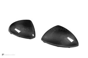 ครอบกระจกมองข้างดรายคาร์บอน ทรง OEM (พวงมาลัยซ้าย) Porsche Cayenne Caynne 958.1 SOOQOO