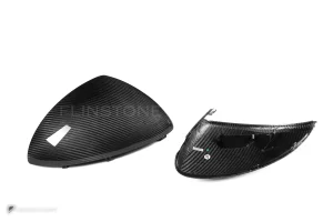 ครอบกระจกมองข้างดรายคาร์บอน ทรง OEM (พวงมาลัยซ้าย) Porsche Cayenne Caynne 958.1 SOOQOO