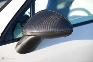 ครอบกระจกมองข้างดรายคาร์บอน ทรง OEM (พวงมาลัยซ้าย) Porsche Cayenne Caynne 958.1 SOOQOO