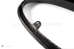 ครอบกระจกมองข้างดรายคาร์บอน ทรง OEM (รองรับเซนเซอร์) Porsche Macan 95B SOOQOO (H-025)