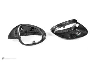 ครอบกระจกมองข้างดรายคาร์บอน ทรง OEM (รองรับเซนเซอร์) Porsche Macan 95B SOOQOO (H-018)