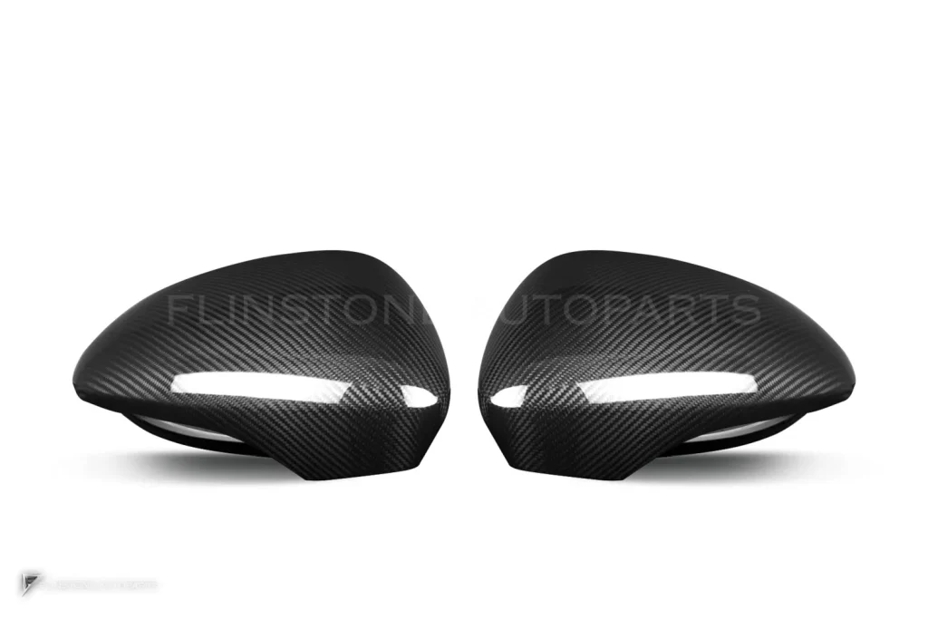 ครอบกระจกมองข้างคาร์บอนไฟเบอร์ Prepreg ทรง OEM (พวงมาลัยซ้าย รองรับเซนเซอร์) Porsche Panamera 971 SOOQOO