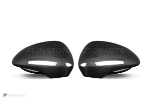 ครอบกระจกมองข้างคาร์บอนไฟเบอร์ Prepreg ทรง OEM (พวงมาลัยซ้าย รองรับเซนเซอร์) Porsche Panamera 971 SOOQOO