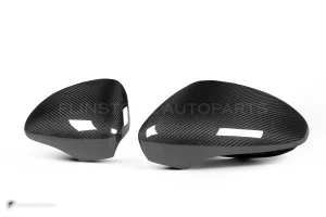 ครอบกระจกมองข้างคาร์บอนไฟเบอร์ Prepreg ทรง OEM (พวงมาลัยซ้าย รองรับเซนเซอร์) Porsche Panamera 971 SOOQOO