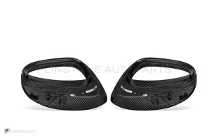 ครอบกระจกมองข้างคาร์บอนไฟเบอร์ Prepreg ทรง OEM (พวงมาลัยซ้าย รองรับเซนเซอร์) Porsche Panamera 971 SOOQOO