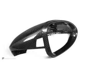 ครอบกระจกมองข้างคาร์บอนไฟเบอร์ Prepreg ทรง OEM (พวงมาลัยซ้าย รองรับเซนเซอร์) Porsche Panamera 971 SOOQOO