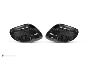 ครอบกระจกมองข้างคาร์บอนไฟเบอร์ Prepreg ทรง OEM (พวงมาลัยซ้าย) Porsche Panamera 971 SOOQOO