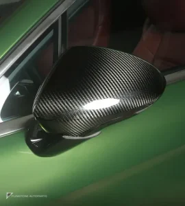 ครอบกระจกมองข้างคาร์บอนไฟเบอร์ Prepreg ทรง OEM (พวงมาลัยซ้าย) Porsche Panamera 971 SOOQOO