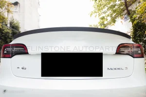 สปอยเลอร์ท้ายคาร์บอนด้าน ทรง A Tesla Model 3 SOOQOO