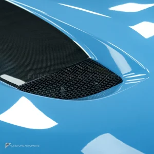 ฝากระโปรงหน้าผิวไพรเมอร์ขาว มีช่องระบาย ทรง V2 BMW M2 G87 2 Series G42 SOOQOO